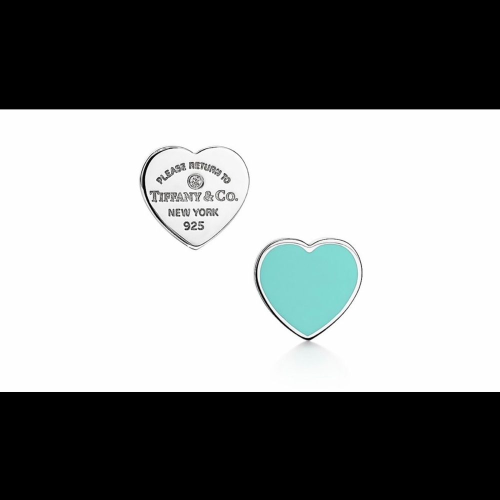Tiffany & Co. Stud Heart Earrings